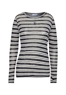 LOVE & DIVINE BLUSE, LOVE1625, BLACK STRIPES